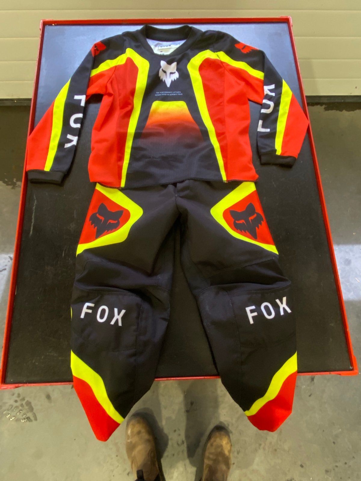 FOX crosskleding kinderen 4/5 jaar PW50 LTZ50 bodyprotector, Motoren, Ophalen of Verzenden, Tweedehands, Kinderen