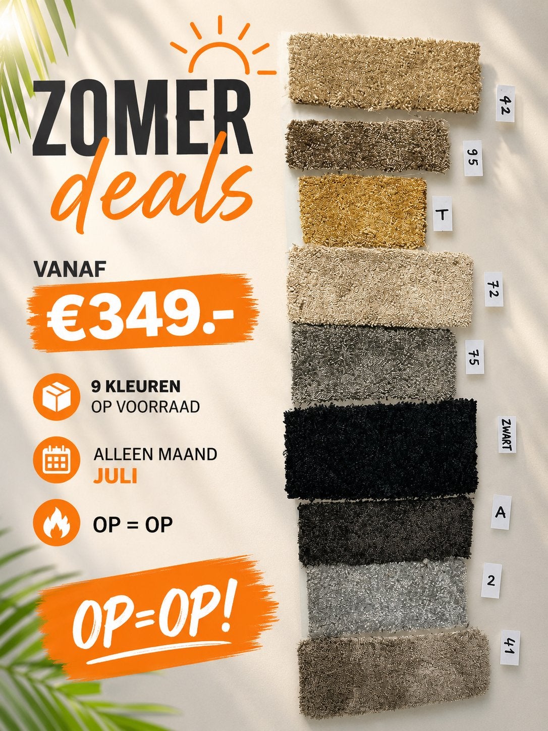 Tapijt voor trap - Diverse kleuren en maten