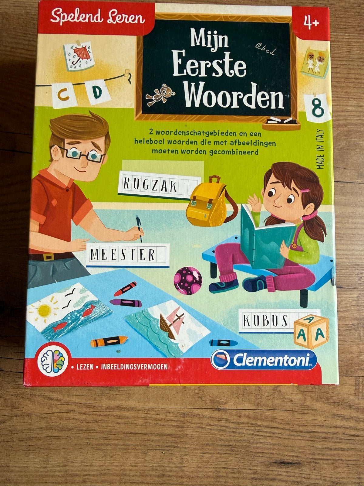 Clementoni Mijn Eerste Woorden - Spelend Leren, Ophalen of Verzenden, Gebruikt, Taal en Lezen