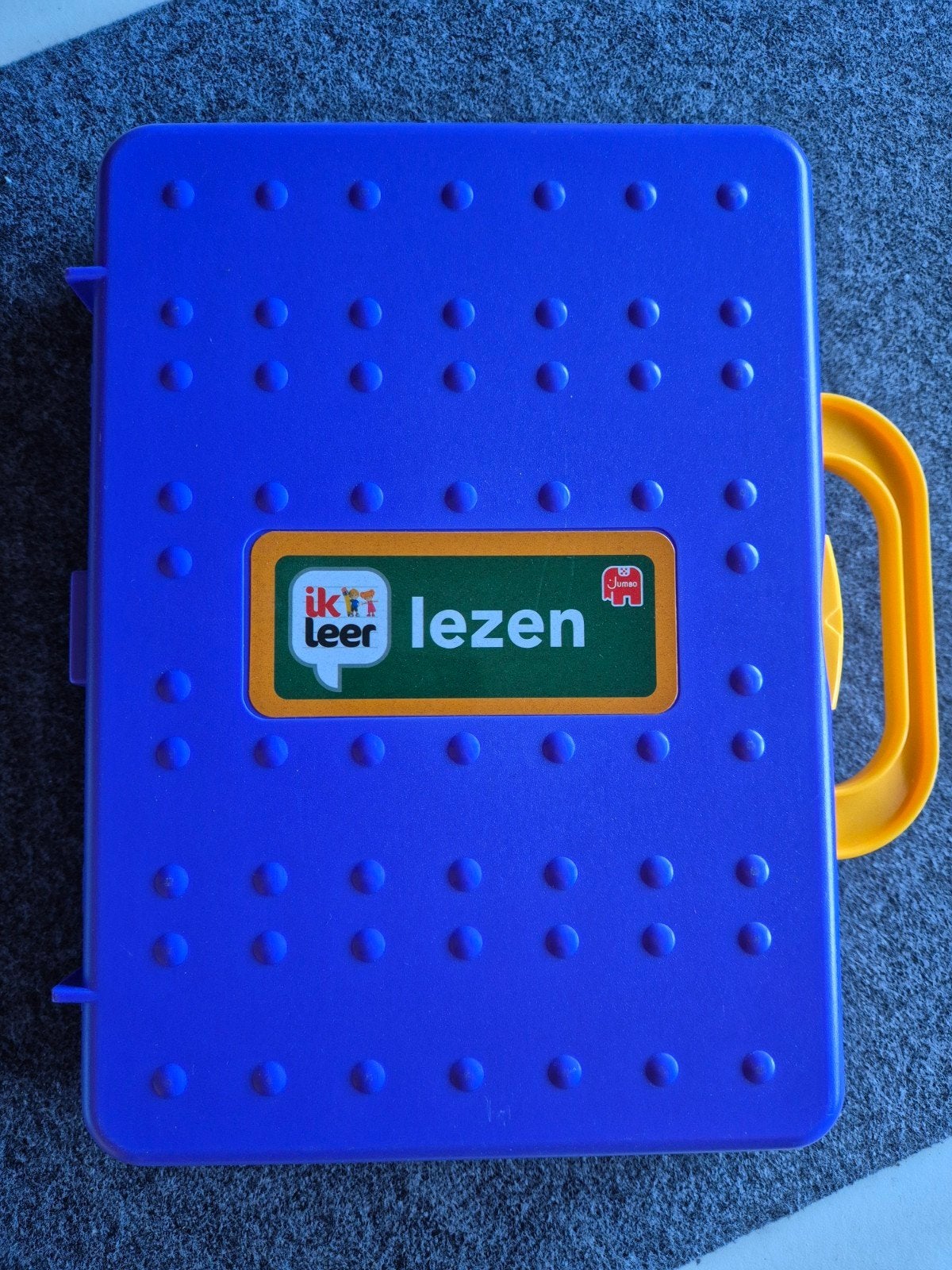 Ik leer lezen letterdoos Jumbo met kaarten, Kinderen en Baby's, Speelgoed | Educatief en Creatief, Zo goed als nieuw, Taal en Lezen