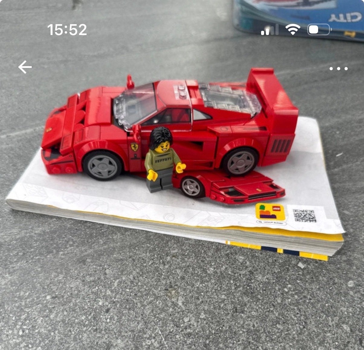 LEGO Speed Champions Ferrari F40 Competizione 76934, Ophalen of Verzenden, Zo goed als nieuw, Overige merken