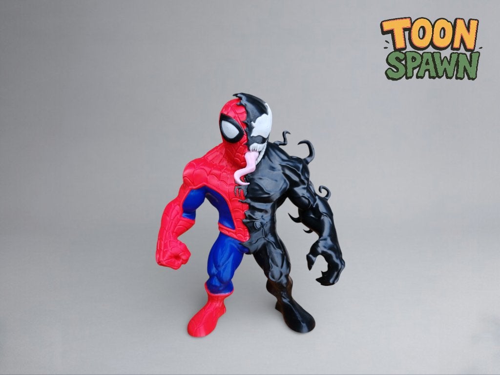 Venomized Spiderman – 28 cm – Symbiote Spider Figuur, Verzamelen, Ophalen of Verzenden, Nieuw, Overige typen
