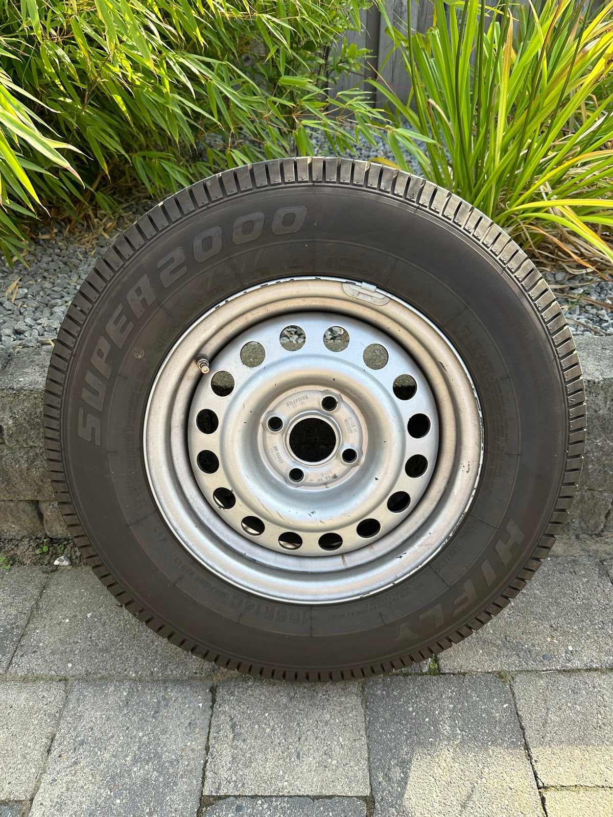 Caravanwiel 185R14C met stalen velg, Caravans en Kamperen, Ophalen, Gebruikt