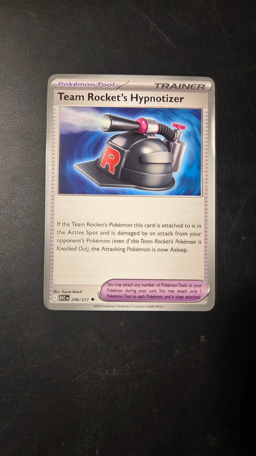 Team Rocket's Hypnotizer 206/217 Ascended Heroes, Verzenden, Zo goed als nieuw, Losse kaart