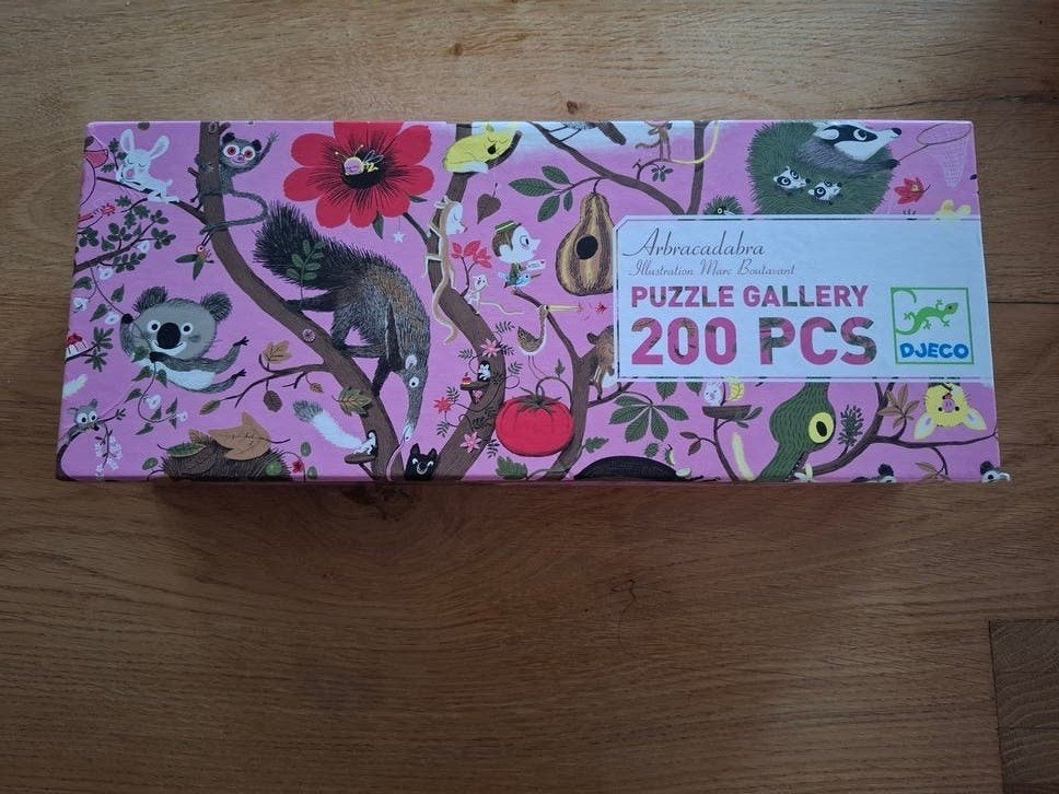 Puzzel Djeco 200 stukjes, Ophalen of Verzenden, Gebruikt, Overige typen