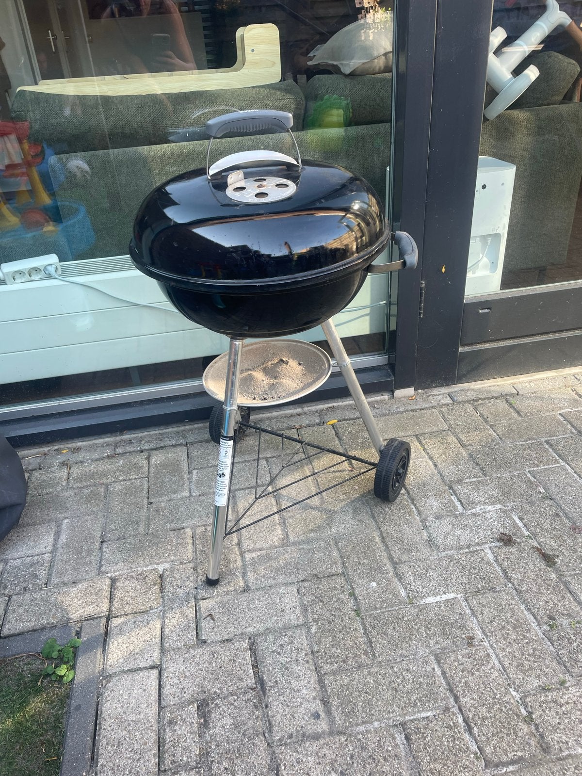 Weber barbecue met hoes, Ophalen, Gebruikt