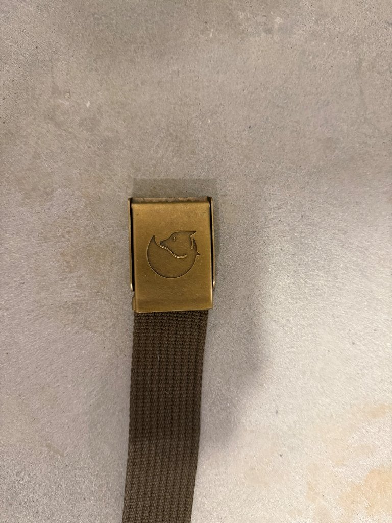 Fjallraven canvas riem one size, Ophalen, 105 tot 115 cm, Zo goed als nieuw, Riem of Ceintuur