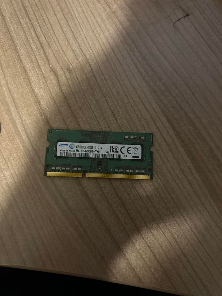 Samsung 4GB laptop RAM DDR3, Computers en Software, RAM geheugen, Ophalen, Gebruikt, DDR3, Laptop