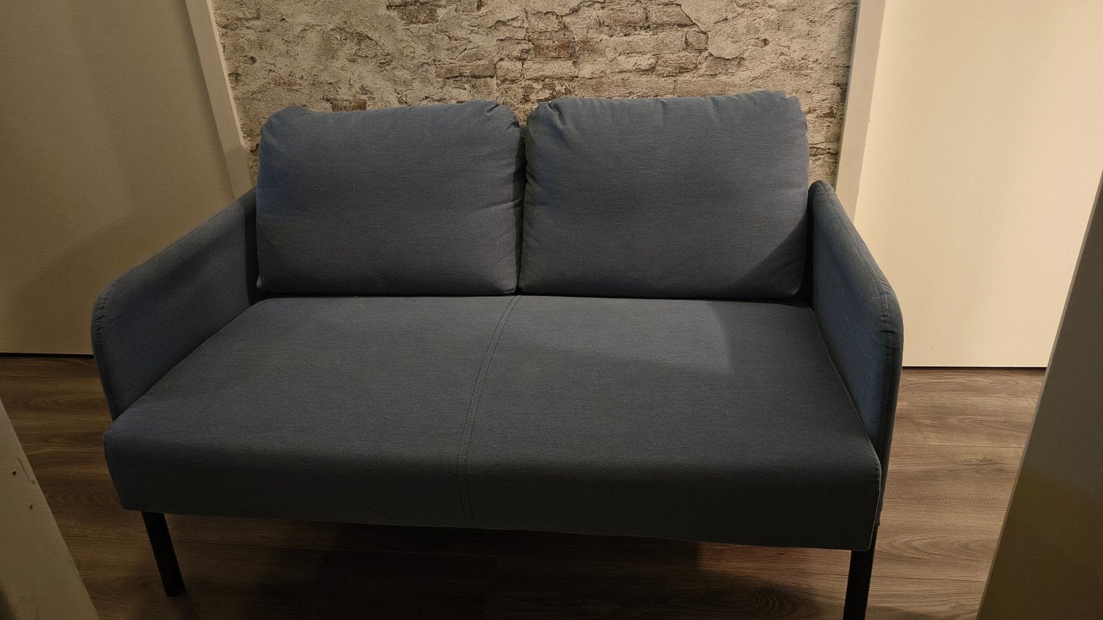 Ikea Glostad bankje blauw, Ophalen, Blauw, Tweepersoons, 190 cm of minder