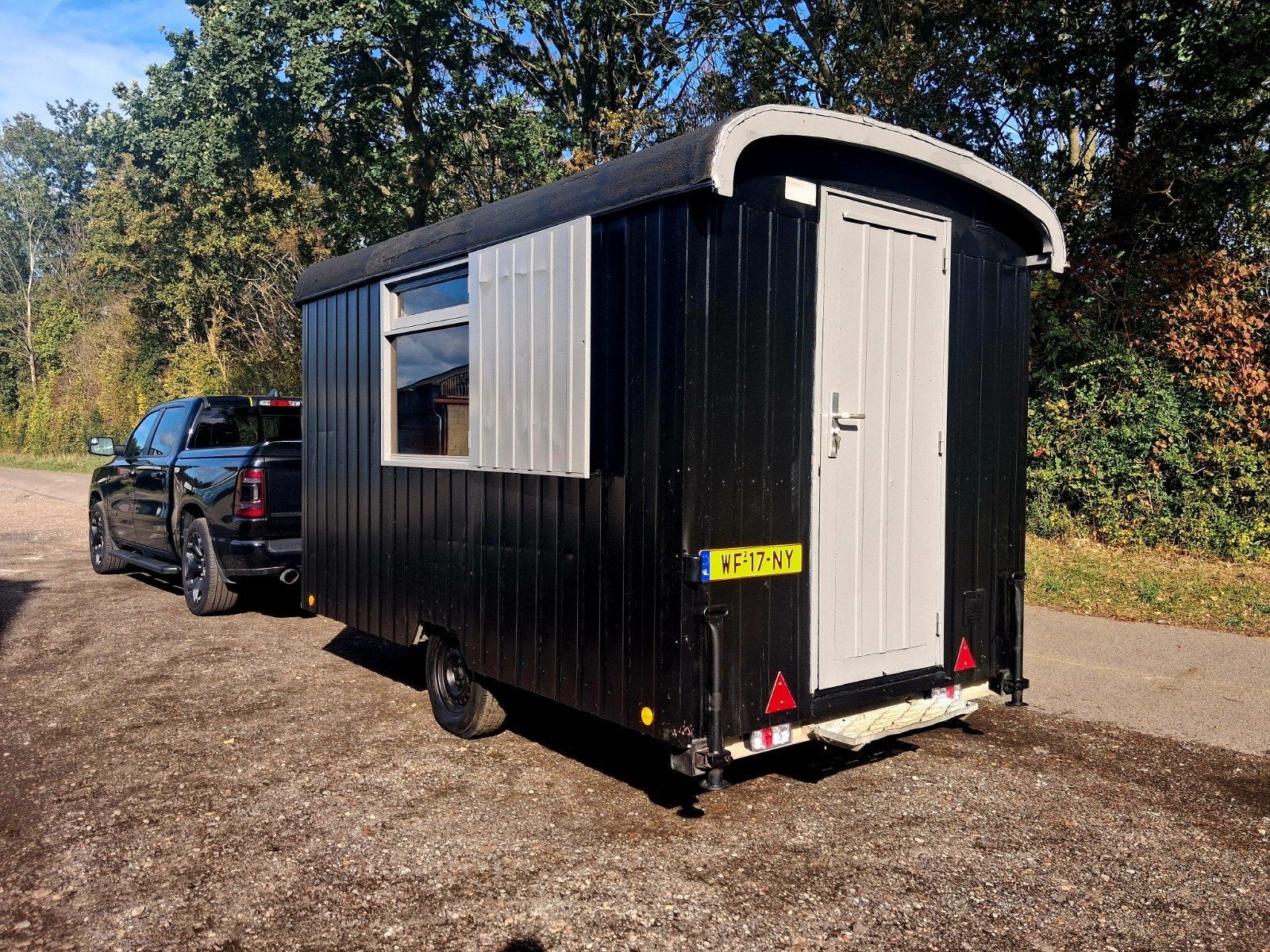 pipowagen schaftwagen schaftkeet bouwkeet snelverkeer te koo, Doe-het-zelf en Verbouw, Ophalen, Gebruikt, Matthianvanhunnik@gmail.com