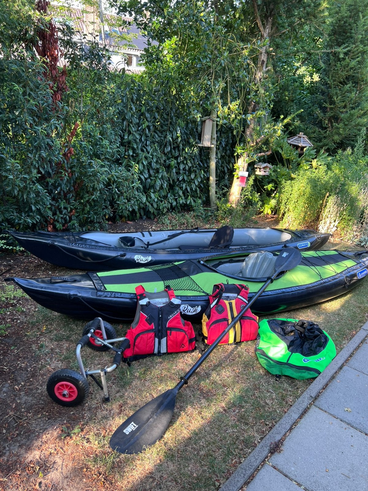 2 Gumotex Rush 1 met extra’s, Watersport en Boten, Kano's, Ophalen, Zo goed als nieuw, Eén persoon, Kajak