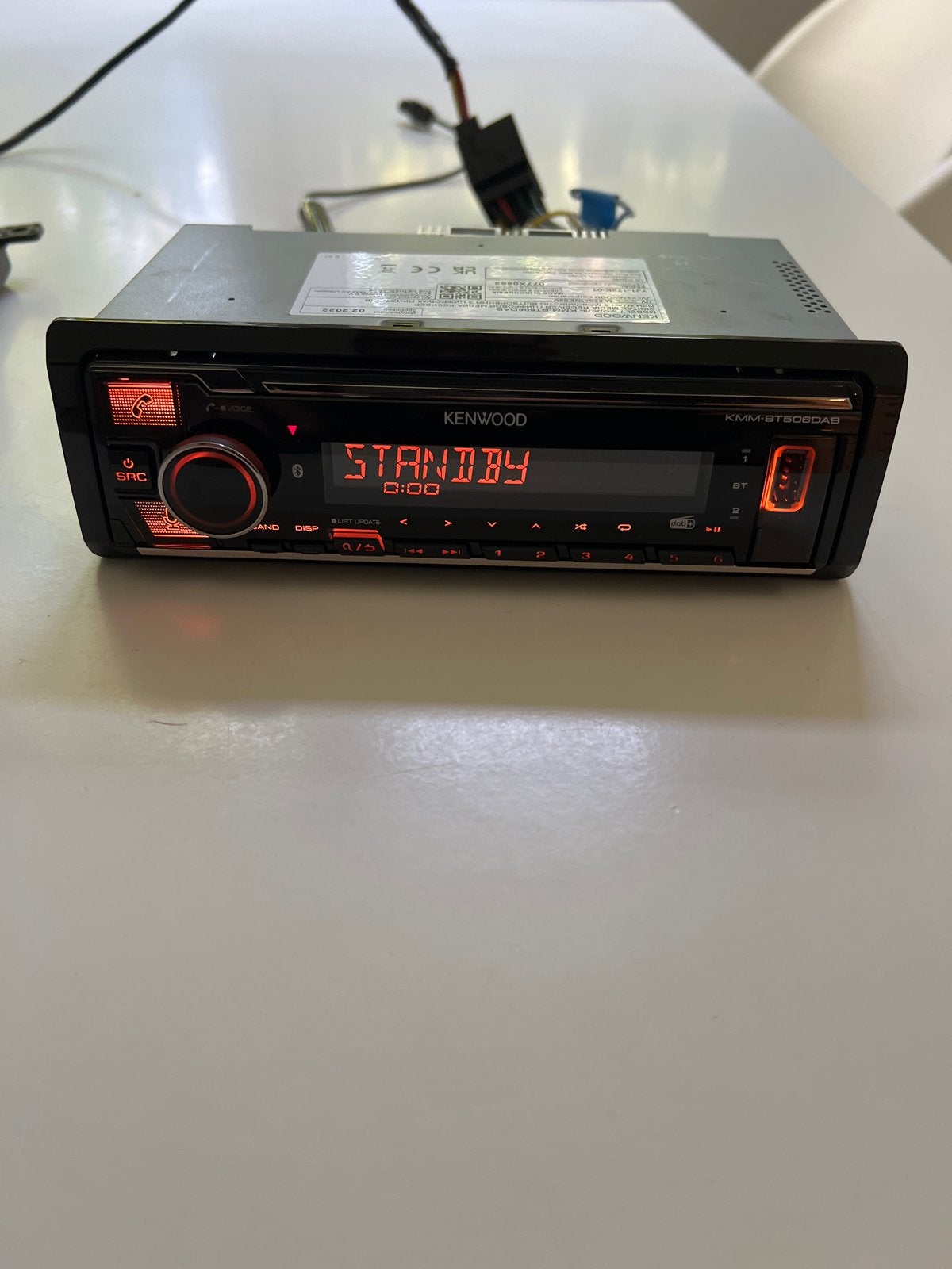 Kenwood KMM-BT506DAB Digitale Media Ontvanger Mini Cooper, Ophalen of Verzenden, Gebruikt