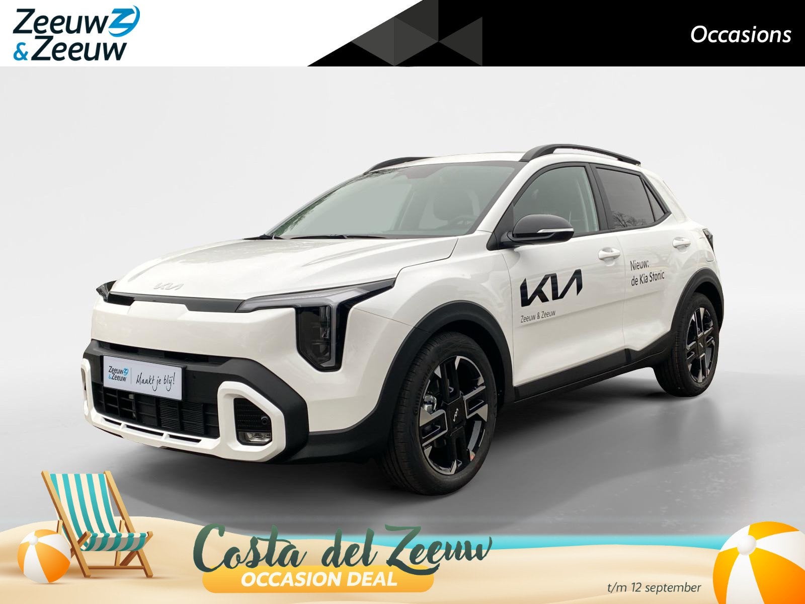 Kia Stonic 1.0 T-GDi MHEV GT-Line | Navigatie | Schuif/kante, Auto's, Kia, Voorwielaandrijving, 12 maanden, 450 kg, Gebruikt