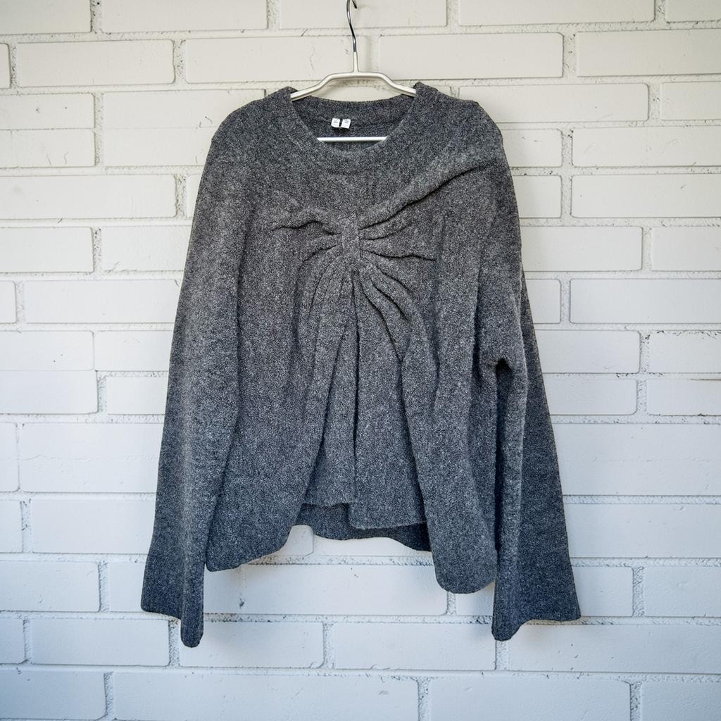 Arket Trui Maat XS/S Grijs Gebreid Oversized Sjiek Wol, Ophalen of Verzenden, Maat 34 (XS) of kleiner, Grijs, A