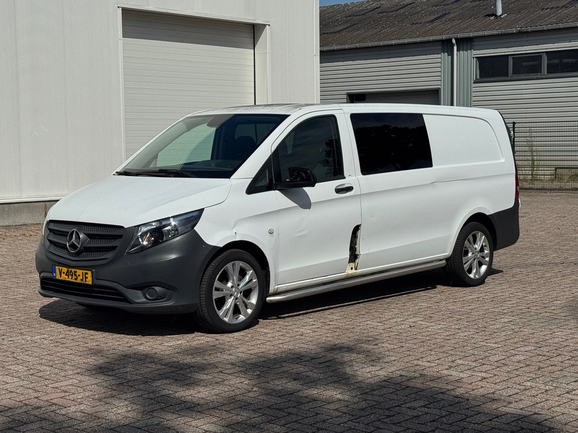Mercedes-Benz Vito 114 CDI Extra Lang 6-Persoons, Auto's, Bestelauto's, Automaat, Gebruikt, 4 cilinders, Wit