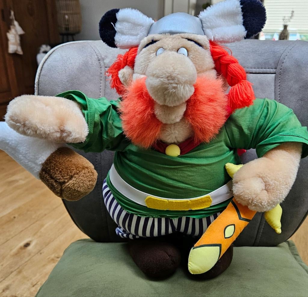 Obelix knuffel - Asterix en Obelix, Kinderen en Baby's, Speelgoed | Knuffels en Pluche, Groen, Overige merken, Overige karakters