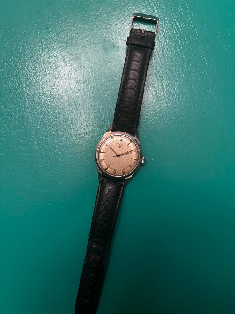 Vintage Omega, Ophalen, Overige materialen, Met bandje, Polshorloge