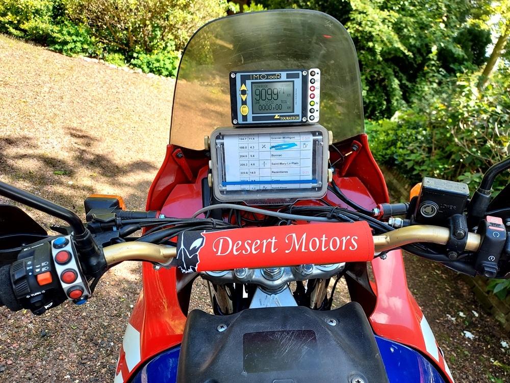 Touratech Elek. roadbook en Imo 110R rally computer compleet, Verzenden