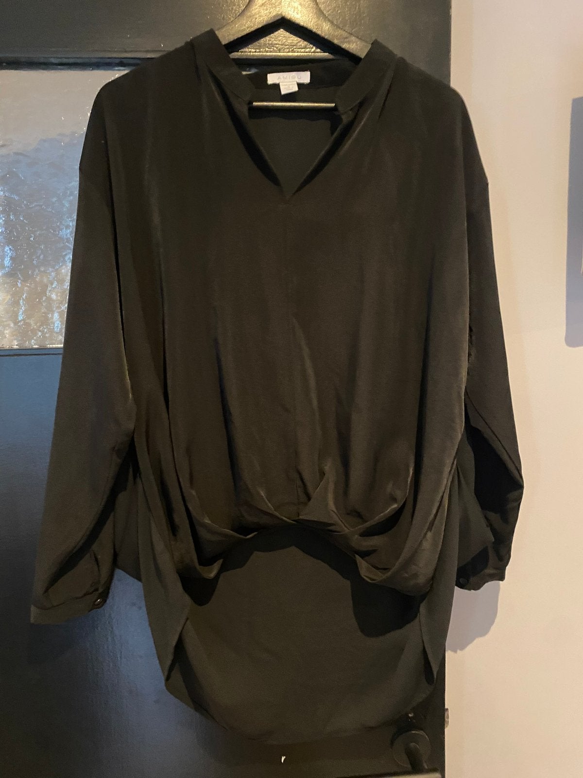 Amisu blouse maat m, Ophalen of Verzenden, Zo goed als nieuw, Maat 38/40 (M), Zwart
