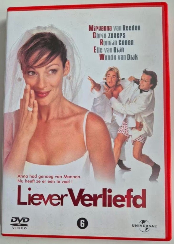 Liever Verliefd. DVD Romantische komedie. Met Chris Zegers., Vanaf 6 jaar, Ophalen of Verzenden, Zo goed als nieuw, Romantische komedie