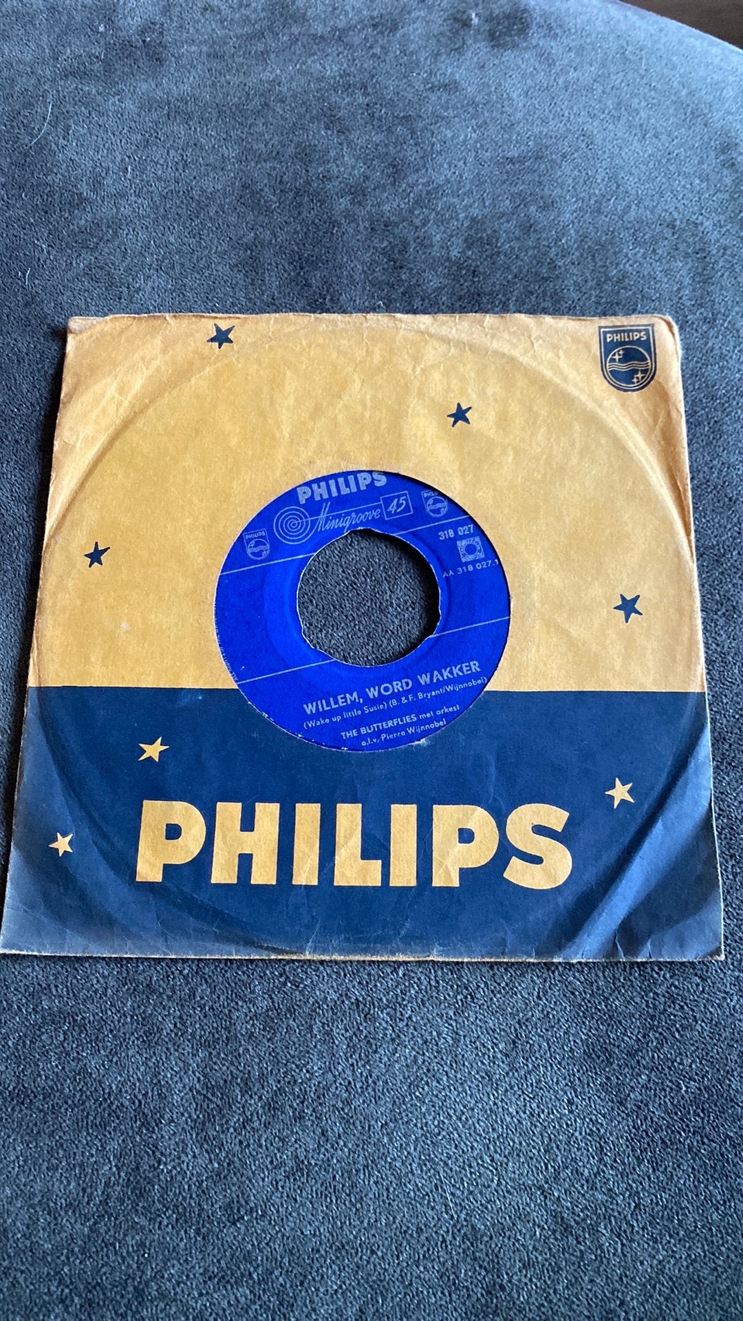 Vinyl single the Butterflies - Willem word wakker, Ophalen of Verzenden, Zo goed als nieuw, Nederlandstalig