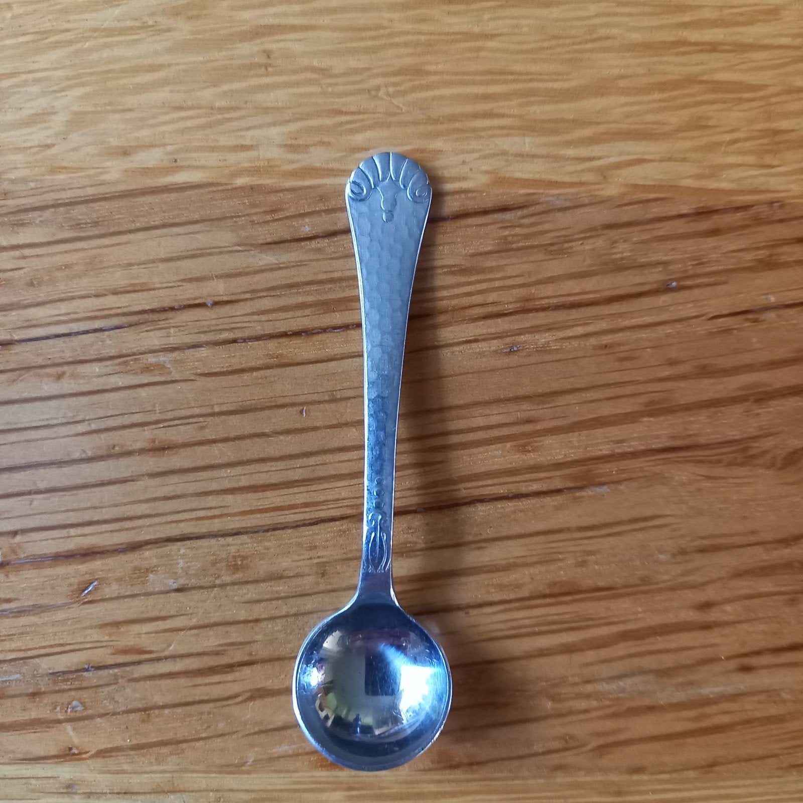 Zout/lepeltje Gero Zilmeta 739 "Hamerslag", Ophalen of Verzenden, Gebruikt, Rvs of Chroom
