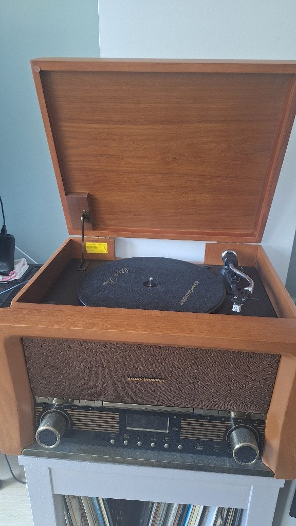 Soundmaster NR50 platenspeler, Gebruikt, USB-aansluiting, Platenspeler, Ophalen