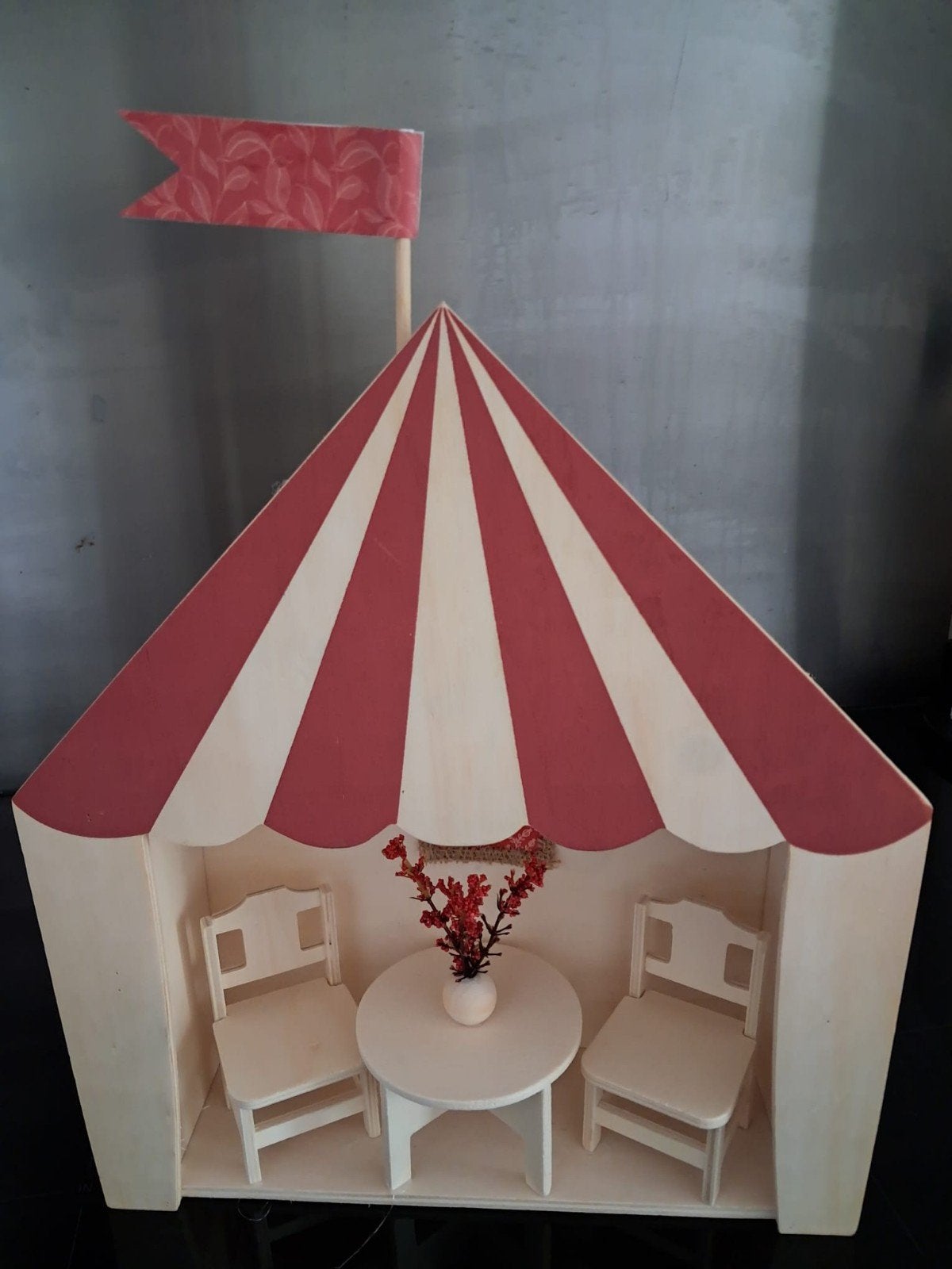 Decoratieve circustent met meubels, Ophalen, Nieuw