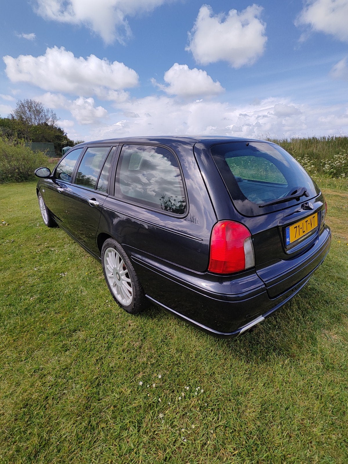 MG ZT-T 2.5 190  2003 Zwart, Auto's, MG, Voorwielaandrijving, 1525 kg, Sportstoelen, Leder en Stof