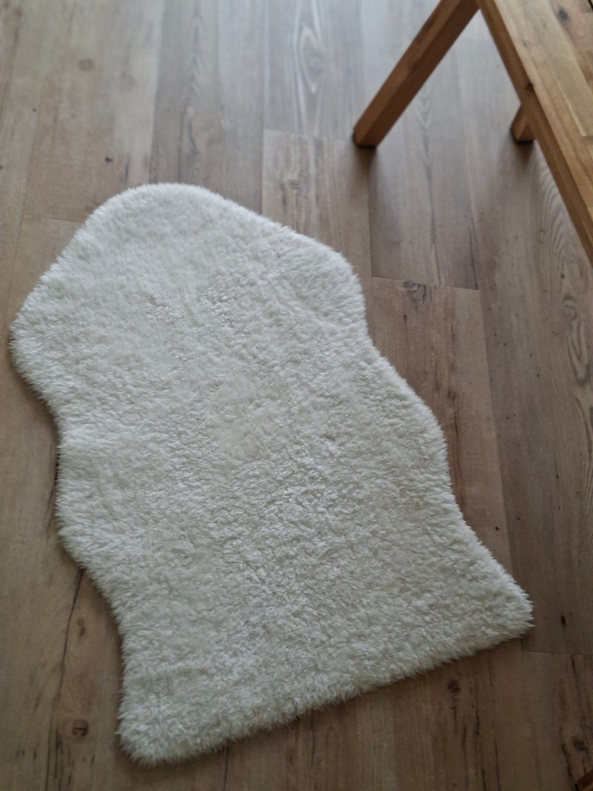 IKEA Schapenvacht / bontje - Zo goed als nieuw, Wit, Zo goed als nieuw, Rechthoekig, 50 tot 100 cm