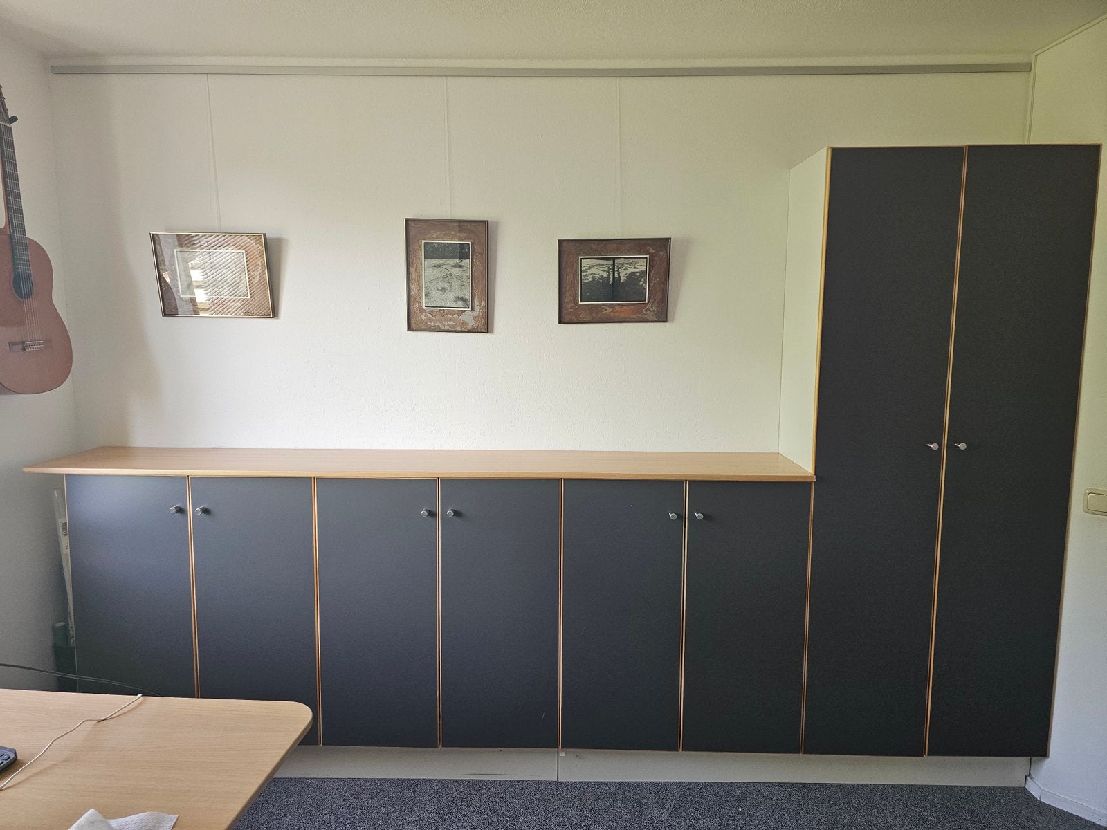 Solide kastenwand 40 cm diep, Ophalen, Minder dan 150 cm, 25 tot 50 cm, Gebruikt