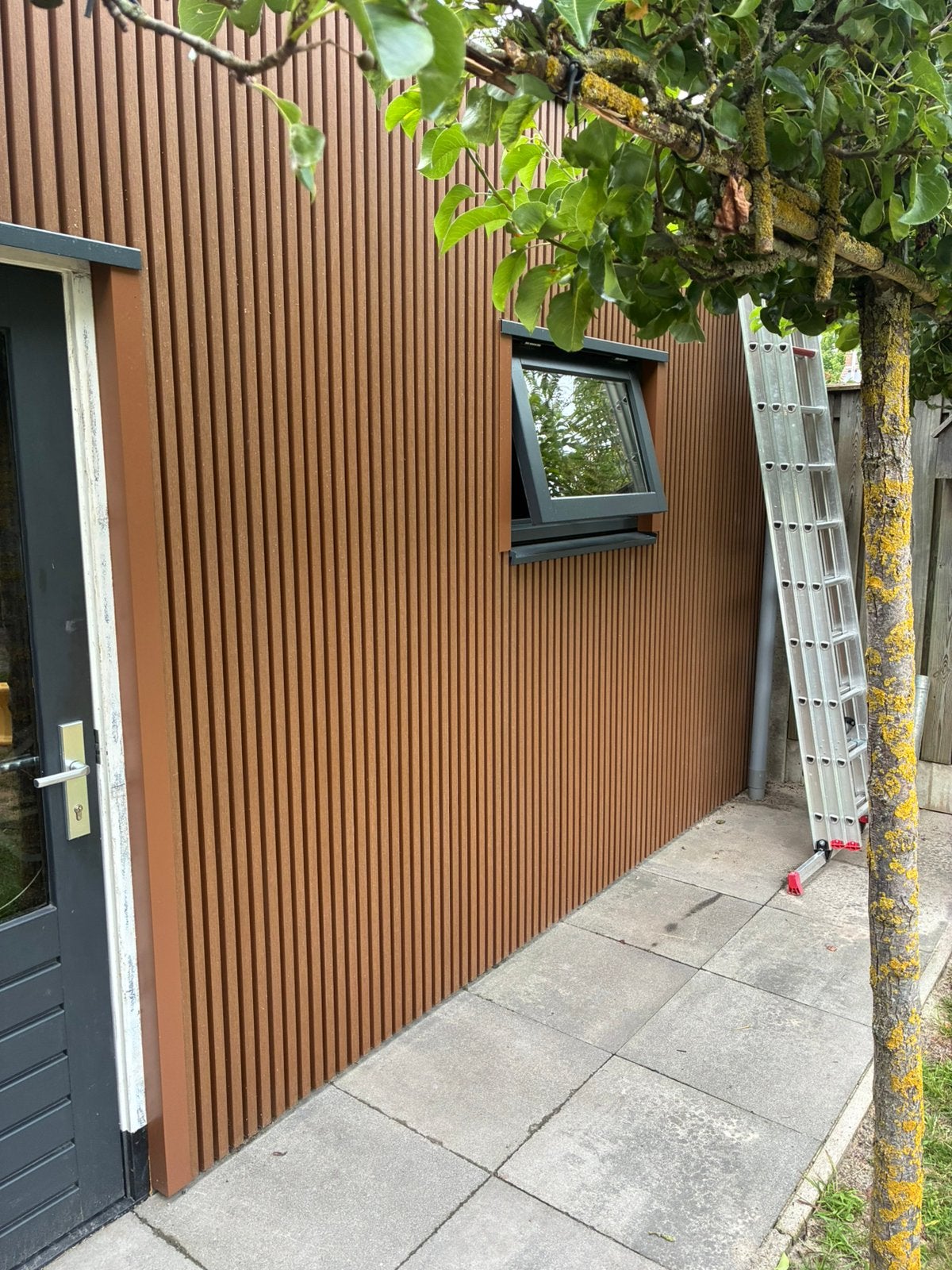 Gevelbekleding weo 35 teak, Doe-het-zelf en Verbouw, Platen en Panelen, Ophalen, Nieuw
