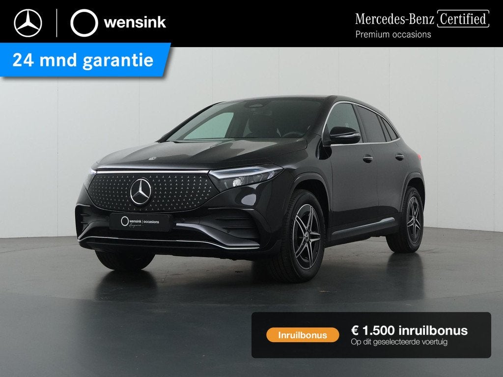 Mercedes-Benz EQA 250+ AMG Line 71 kWh | Winter pakket | Ach, Gebruikt, Zwart, 435 min, Zwart