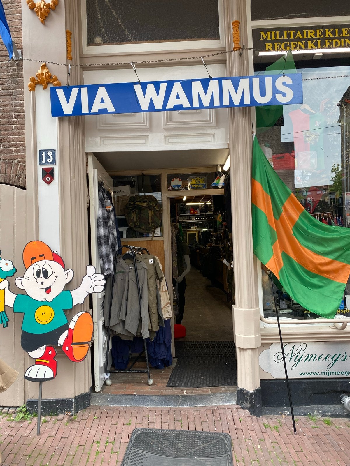 4-daagse vlag, ca 90x150 cm. Nijmeegs Jopie, Grotestraat, Nieuw, Ophalen of Verzenden, Jopie