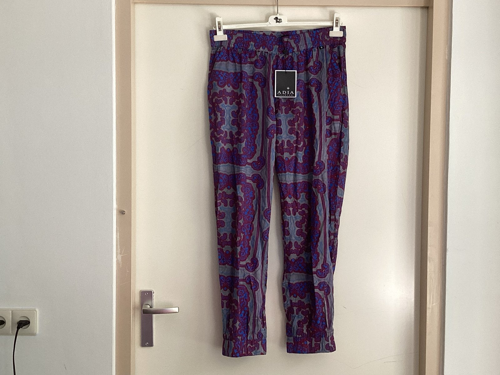 Adia Viscose Broek Maat 42/44 - Castlerock Grey, Maat 42/44 (L), Nieuw, Ophalen of Verzenden, Grijs