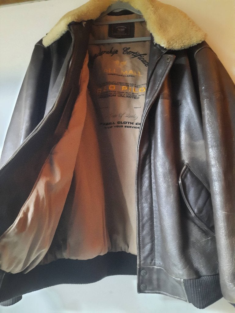 pall mall american classic gevoerde winterjas xl dienblad, Ophalen, Gedragen, Maat 56/58 (XL), Bruin
