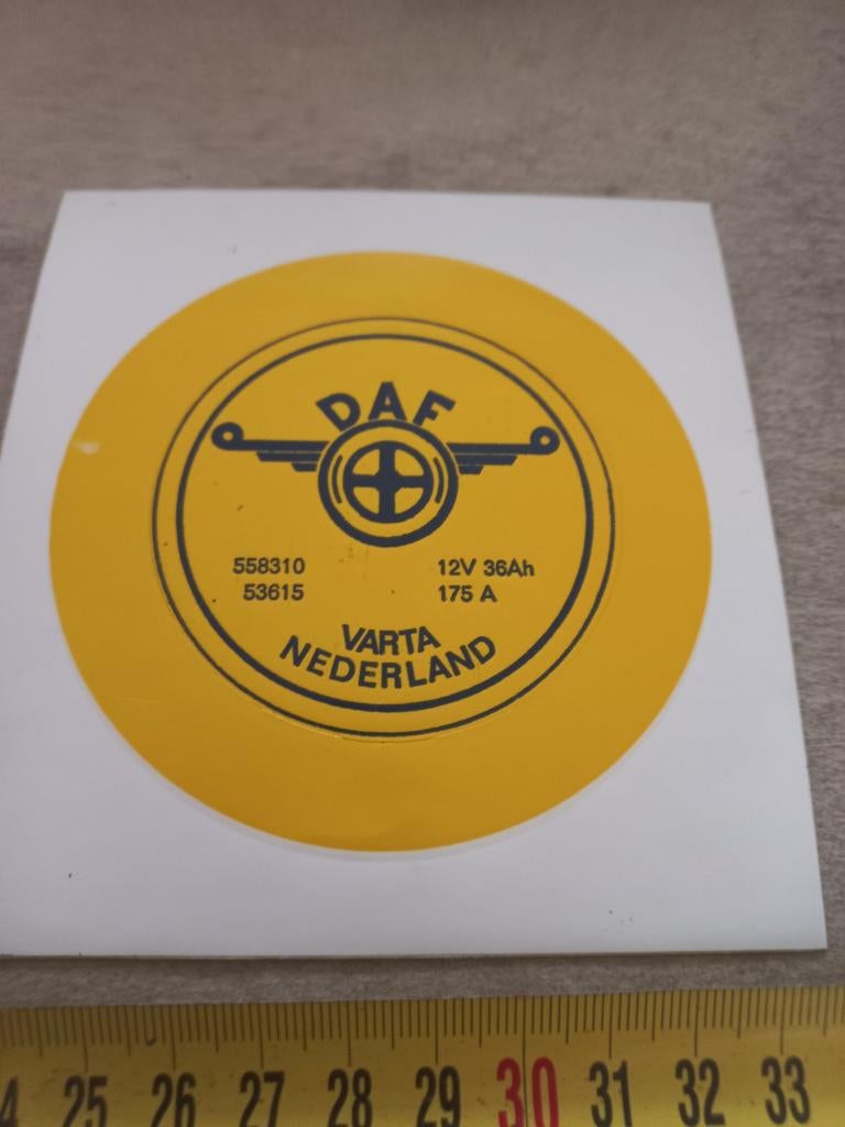 Daf logo oud, Verzamelen, Ophalen of Verzenden, Zo goed als nieuw