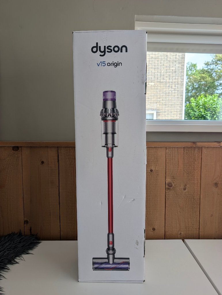 Dyson V15 Origin Nikkel Rood NIEUWSTAAT – helemaal compleet!, Witgoed en Apparatuur, Stofzuigers, N.v.t., N.v.t., Ophalen of Verzenden