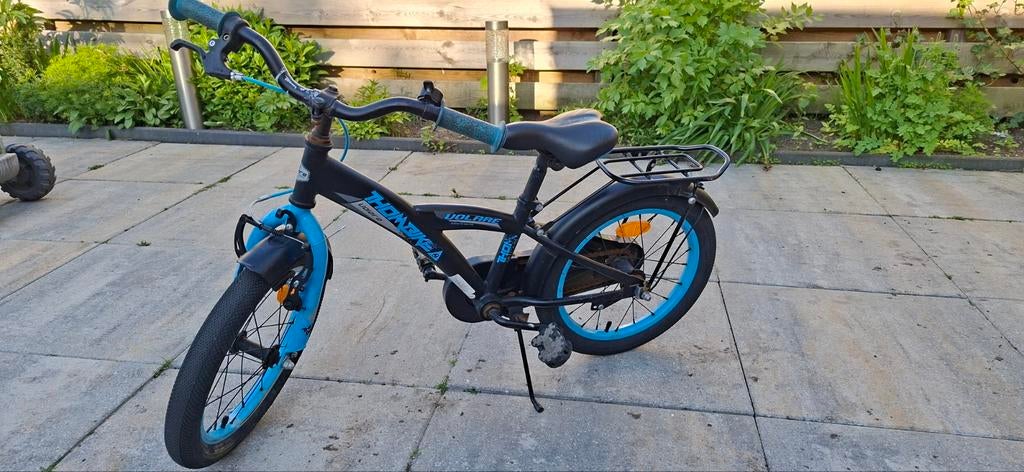 Volare Thombike 16 inch jongensfiets met zijwieltjes, Ophalen, 16 tot 20 inch, Zijwieltjes
