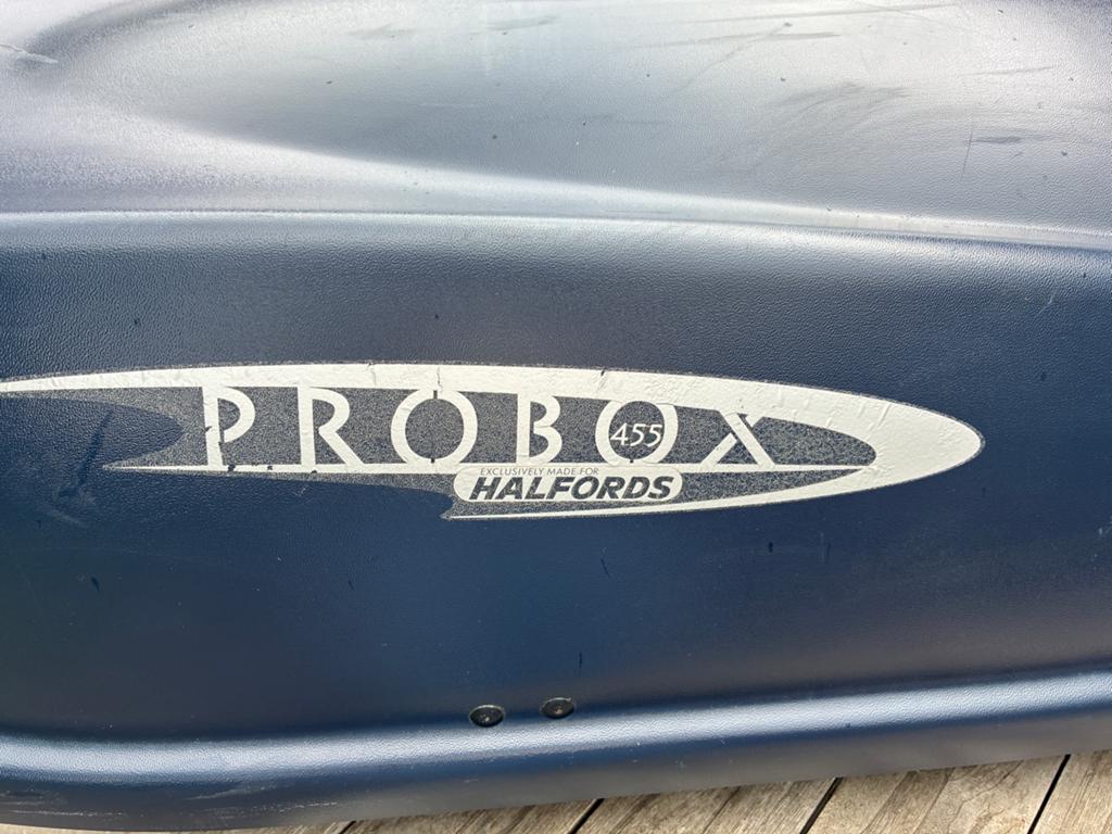 PROBOX 455 Halfords Dakkoffer - Blauw, Auto diversen, Dakkoffers, Ophalen, Gebruikt