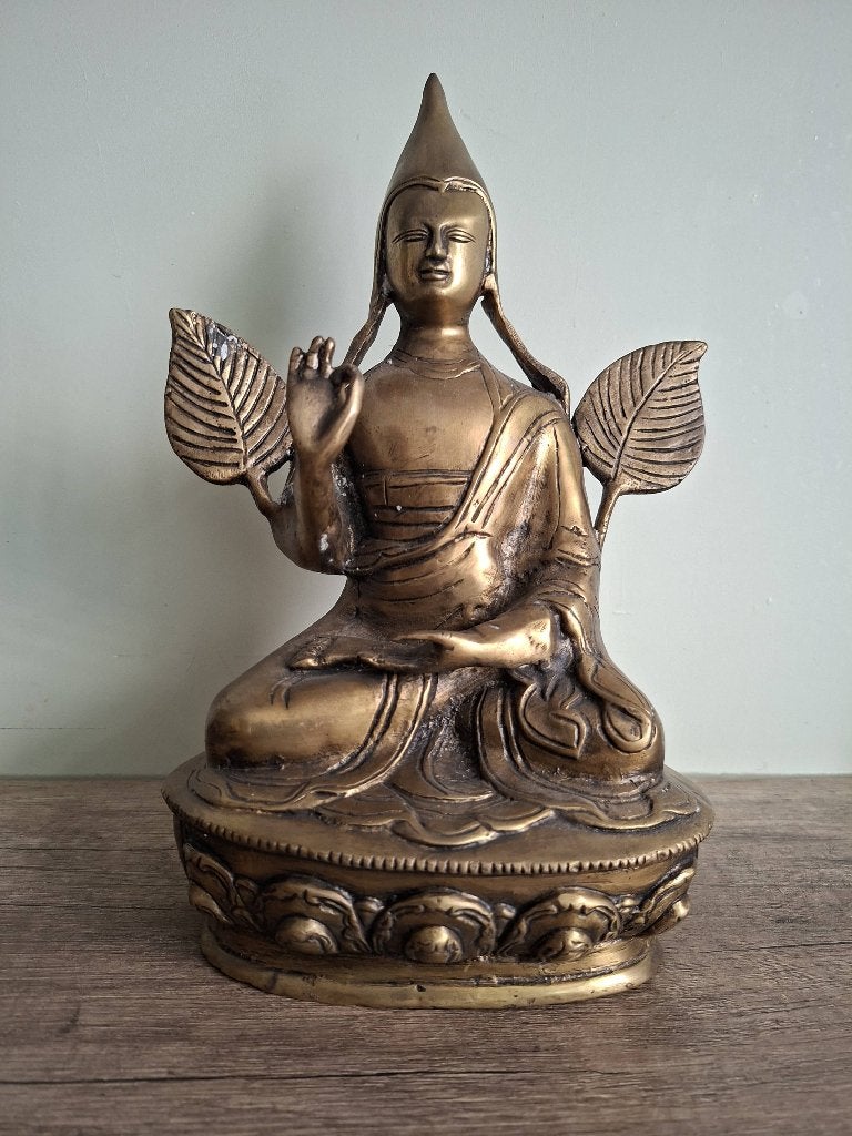 Tsongkhapa boeddha brons, Antiek en Kunst, Antiek | Koper en Brons, Ophalen of Verzenden, Brons