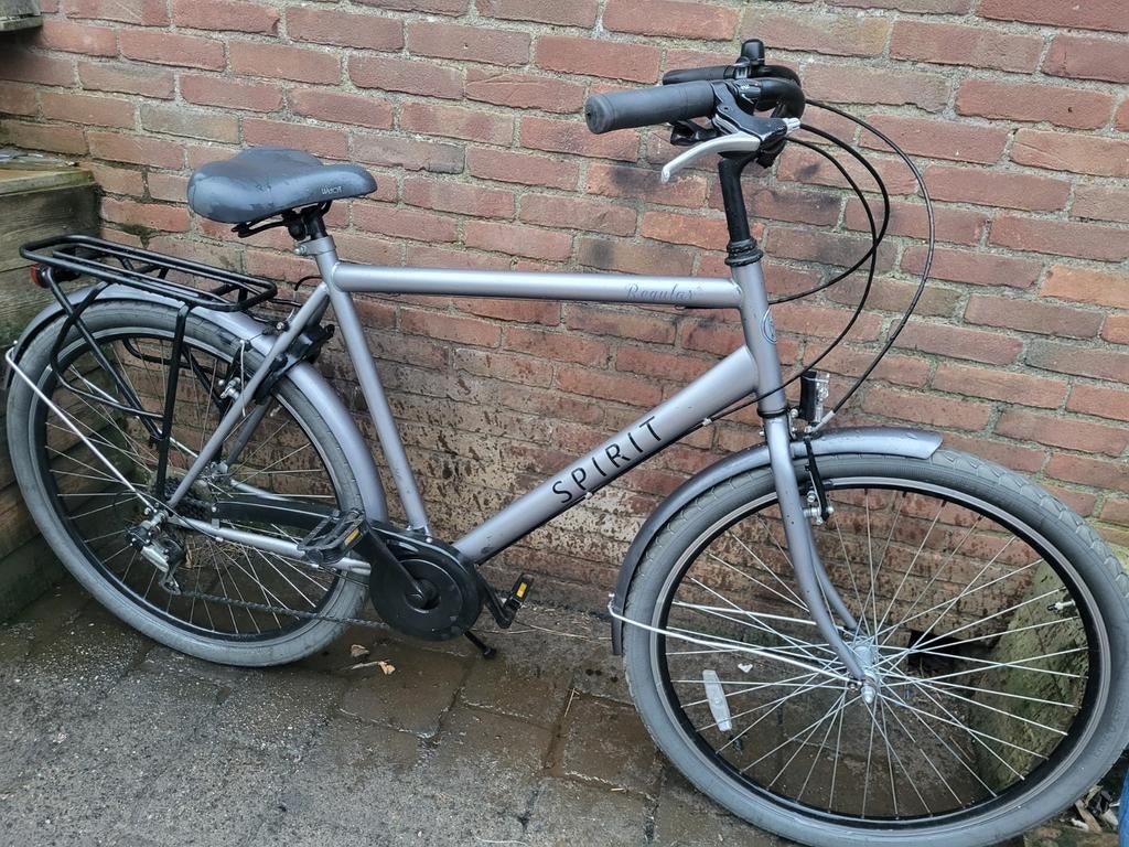 28inch Spirit Regulare herenfiets 7speed-nw licht etc 57cm, Gebruikt, Velgrem, Versnellingen, 57 tot 61 cm