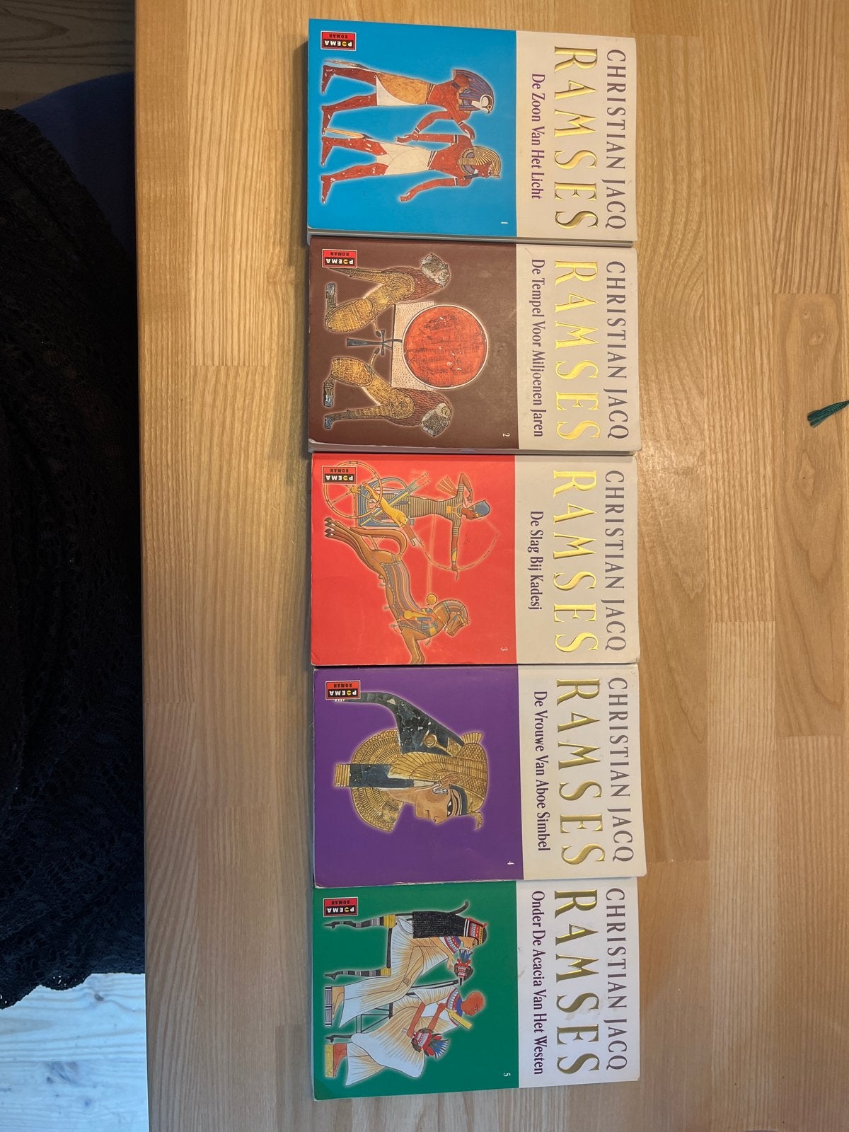 Christian Jacq - Ramses serie (5 boeken), Ophalen of Verzenden, Gelezen, Europa overig