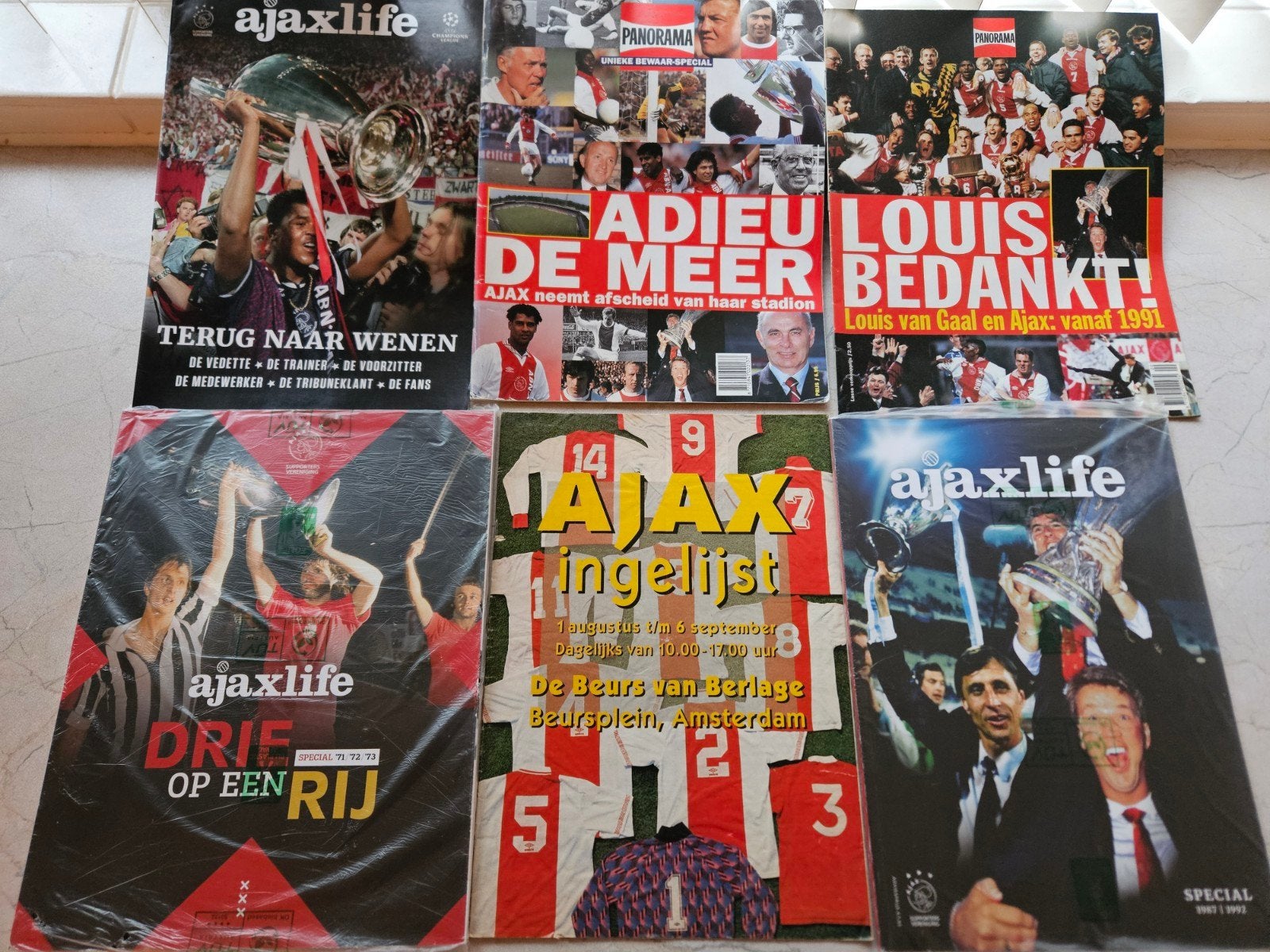 Ajax diversen tijdschriften, Ophalen of Verzenden, Zo goed als nieuw, Ajax, Boek of Tijdschrift