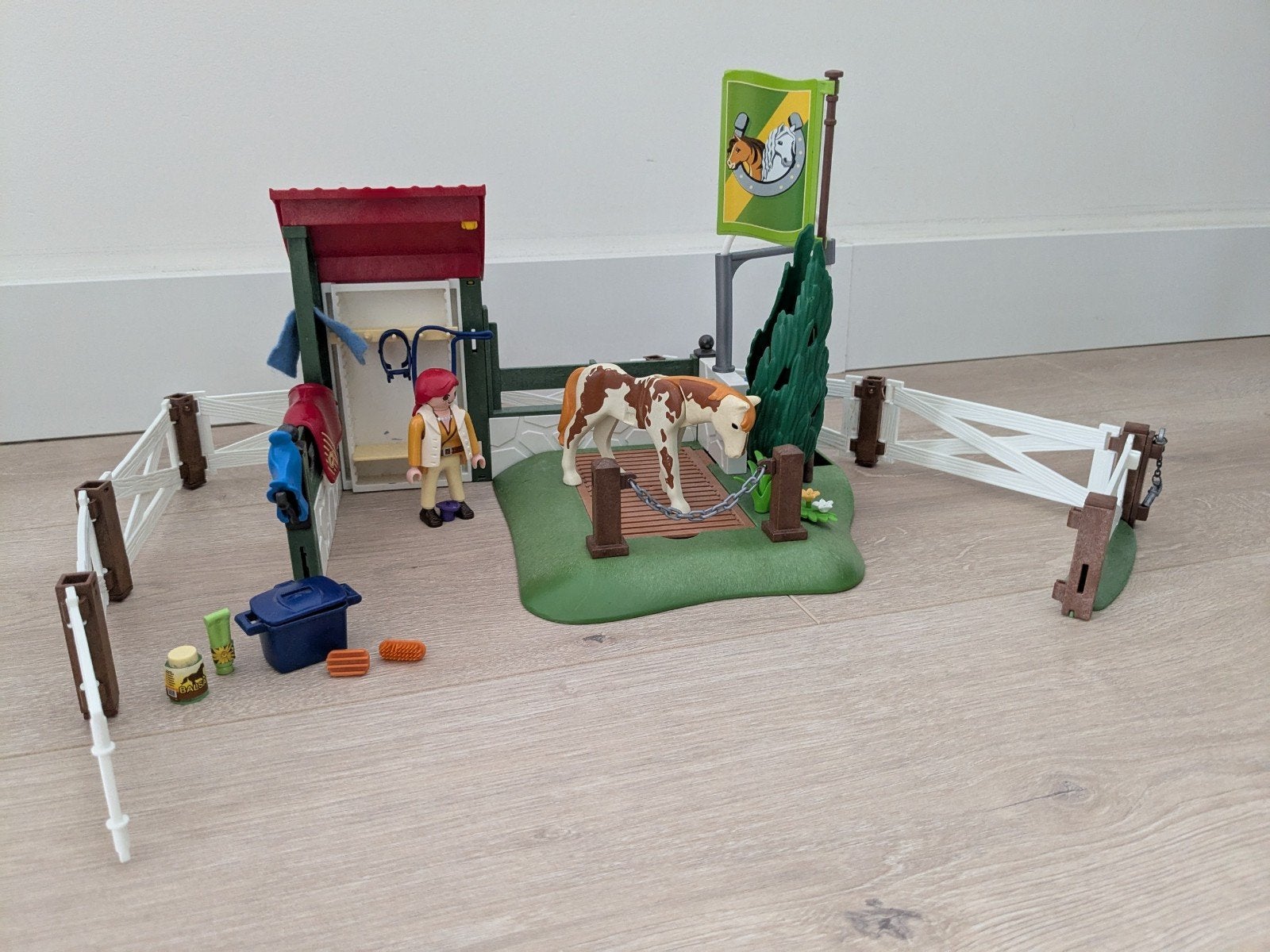 Playmobil paarden wasplaats 6929, Ophalen of Verzenden, Gebruikt
