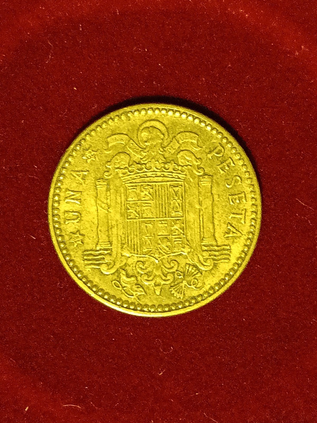 1 Peseta 1953 Francisco Franco, Postzegels en Munten, Ophalen of Verzenden