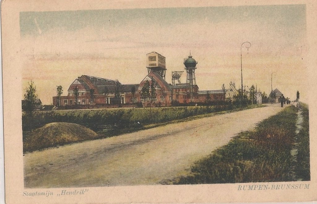 RUMPEN- BRUNSSUM  /  MIJN, Verzamelen, Ophalen of Verzenden, 1920 tot 1940, Gelopen, Limburg