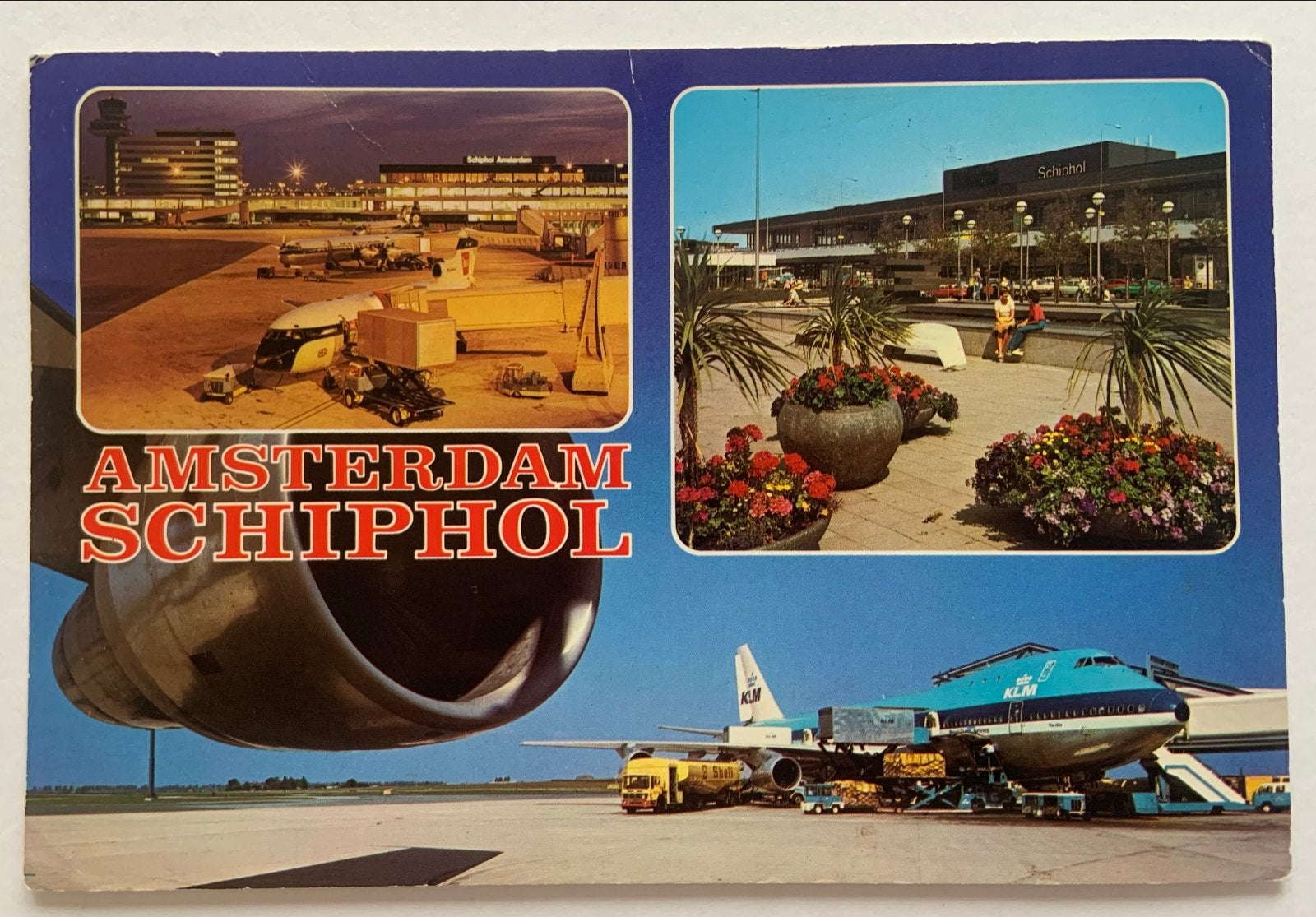 Amsterdam Schiphol - Jaren '80, Verzamelen, Verzenden, 1980 tot heden, Gelopen, Noord-Holland