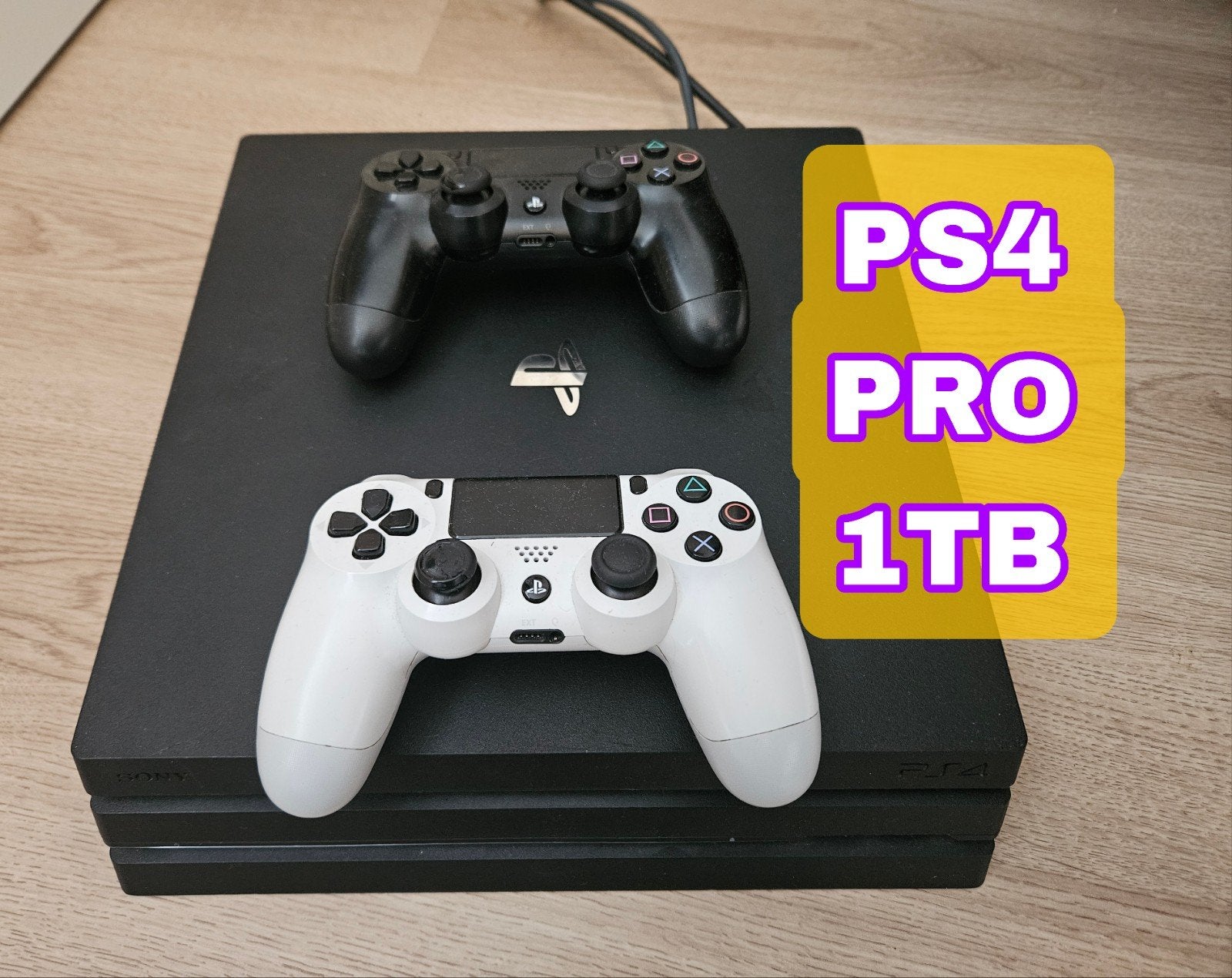 PS4 Pro 1TB met 2 controllers en 8 games, Spelcomputers en Games, Spelcomputers | Sony PlayStation 4, Ophalen, Met 2 controllers