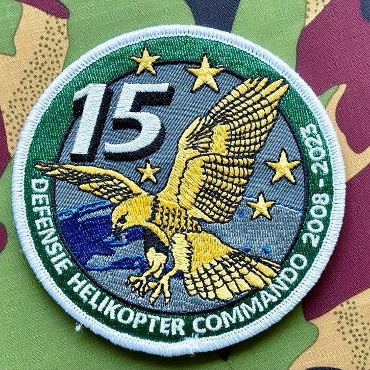 Patch RNLAF 15 Years DHC, Ophalen of Verzenden, Luchtmacht, Nederland, Embleem of Badge